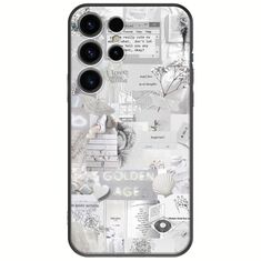 Aesthetic White Samsung Galaxy S25 Ultra 5G Black TPU (Μαύρη Σιλικόνη)