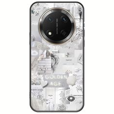 Aesthetic White Honor Magic 7 Lite 5G Black TPU (Μαύρη Σιλικόνη)