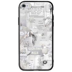 Aesthetic White iPhone 6/6s Groove TPU (Tempered Glass και TPU)