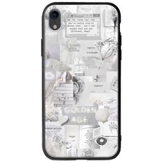 Aesthetic White iPhone XR Groove TPU (Tempered Glass και TPU)