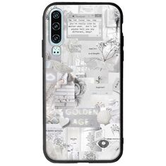 Aesthetic White Huawei P30 Groove TPU (Tempered Glass και TPU)