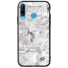 Aesthetic White Huawei P30 Lite Groove TPU (Tempered Glass και TPU)