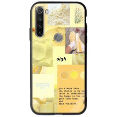 Aesthetic Yellow Xiaomi Redmi Note 8T Groove TPU (Tempered Glass και TPU)