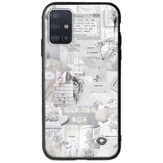 Aesthetic White Samsung Galaxy A51 Groove TPU (Tempered Glass και TPU)