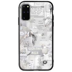 Aesthetic White Samsung Galaxy S20 Plus Groove TPU (Tempered Glass και TPU)