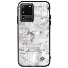 Aesthetic White Samsung Galaxy S20 Ultra Groove TPU (Tempered Glass και TPU)