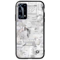 Aesthetic White Huawei P40 Groove TPU (Tempered Glass και TPU)