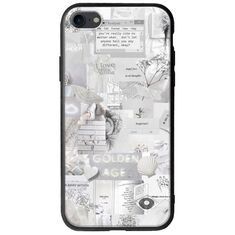 Aesthetic White iPhone SE 2020 Groove TPU (Tempered Glass και TPU)