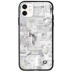 Aesthetic White iPhone 12 Groove TPU (Tempered Glass και TPU)