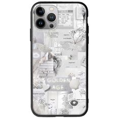 Aesthetic White iPhone 12 Pro Max Groove TPU (Tempered Glass και TPU)