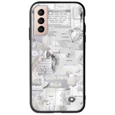 Aesthetic White Samsung Galaxy S21 Groove TPU (Tempered Glass και TPU)