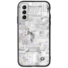 Aesthetic White Samsung Galaxy S21 Plus Groove TPU (Tempered Glass και TPU)