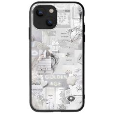 Aesthetic White iPhone 13 mini Groove TPU (Tempered Glass και TPU)