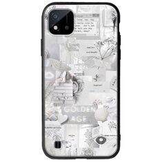 Aesthetic White Realme C11 2021 Groove TPU (Tempered Glass και TPU)