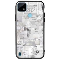 Aesthetic White Realme C21Y / Realme C25Y Groove TPU (Tempered Glass και TPU)