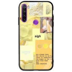 Aesthetic Yellow Xiaomi Redmi Note 8 2021 Groove TPU (Tempered Glass και TPU)