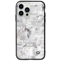 Aesthetic White iPhone 14 Pro Groove TPU (Tempered Glass και TPU)