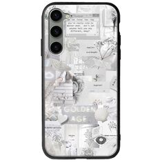 Aesthetic White Samsung Galaxy S23 5G Groove TPU (Tempered Glass και TPU)