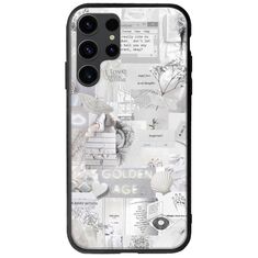 Aesthetic White Samsung Galaxy S23 Ultra 5G Groove TPU (Tempered Glass και TPU)