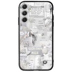 Aesthetic White Samsung Galaxy A34 5G Groove TPU (Tempered Glass και TPU)