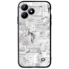 Aesthetic White Realme C51 Groove TPU (Tempered Glass και TPU)