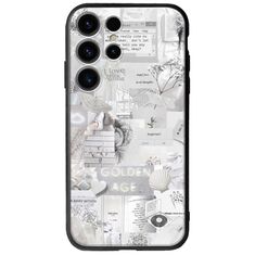 Aesthetic White Samsung Galaxy S24 Ultra 5G Groove TPU (Tempered Glass και TPU)