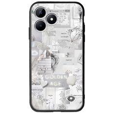 Aesthetic White Realme Note 50 Groove TPU (Tempered Glass και TPU)