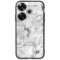 Aesthetic White Xiaomi Poco F6 5G Groove TPU (Tempered Glass και TPU)