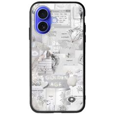 Aesthetic White iPhone 16 Groove TPU (Tempered Glass και TPU)