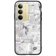 Aesthetic White Realme C75 4G Groove TPU (Tempered Glass και TPU)