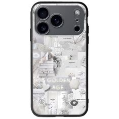 Aesthetic White iPhone 17 Pro Groove TPU (Tempered Glass και TPU)