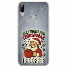 All I Want For Christmas Is - Coffee Huawei P20 Lite Flexible TPU (Διάφανη Σιλικόνη)