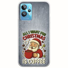 All I Want For Christmas Is - Coffee Realme GT2 Pro Flexible TPU (Διάφανη Σιλικόνη)