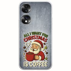 All I Want For Christmas Is - Coffee Honor 70 5G Flexible TPU (Διάφανη Σιλικόνη)