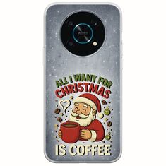 All I Want For Christmas Is - Coffee Honor Magic 4 Lite 5G Flexible TPU (Διάφανη Σιλικόνη)