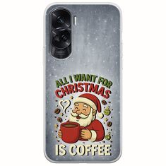All I Want For Christmas Is - Coffee Honor 90 Lite 5G Flexible TPU (Διάφανη Σιλικόνη)