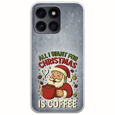 All I Want For Christmas Is - Coffee Honor X8b Flexible TPU (Διάφανη Σιλικόνη)