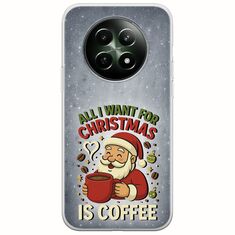 All I Want For Christmas Is - Coffee Realme 12 5G Flexible TPU (Διάφανη Σιλικόνη)