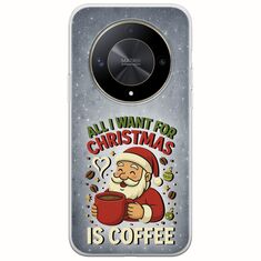 All I Want For Christmas Is - Coffee Honor Magic 6 Lite 5G Flexible TPU (Διάφανη Σιλικόνη)
