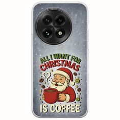 All I Want For Christmas Is - Coffee OnePlus 13 5G Flexible TPU (Διάφανη Σιλικόνη)