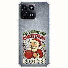 All I Want For Christmas Is - Coffee Honor 200 Smart 5G Flexible TPU (Διάφανη Σιλικόνη)