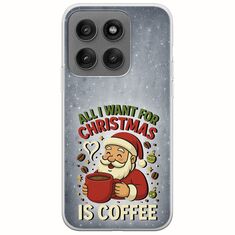 All I Want For Christmas Is - Coffee Motorola Edge 60 Pro 5G Flexible TPU (Διάφανη Σιλικόνη)