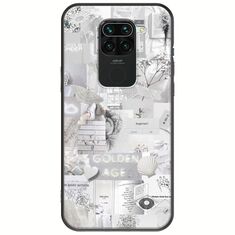 Aesthetic White Xiaomi Redmi Note 9 Black TPU (Μαύρη Σιλικόνη)