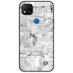 Aesthetic White Xiaomi Redmi 9C Black TPU (Μαύρη Σιλικόνη)