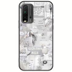 Aesthetic White Xiaomi Redmi 9T Black TPU (Μαύρη Σιλικόνη)