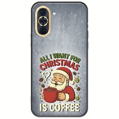 All I Want For Christmas Is - Coffee Huawei Nova 10 Black TPU (Μαύρη Σιλικόνη)