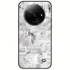 Aesthetic White Xiaomi Redmi A3 Black TPU (Μαύρη Σιλικόνη)