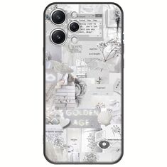 Aesthetic White Xiaomi Redmi 12 5G Black TPU (Μαύρη Σιλικόνη)