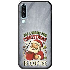 All I Want For Christmas Is - Coffee Huawei P30 Groove TPU (Tempered Glass και TPU)