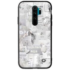 Aesthetic White Xiaomi Redmi Note 8 Pro Groove TPU (Tempered Glass και TPU)
